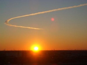 CIMG2140　飛行機雲