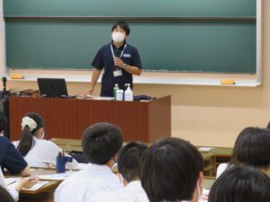 ボランティアに関する「出前講座」の様子